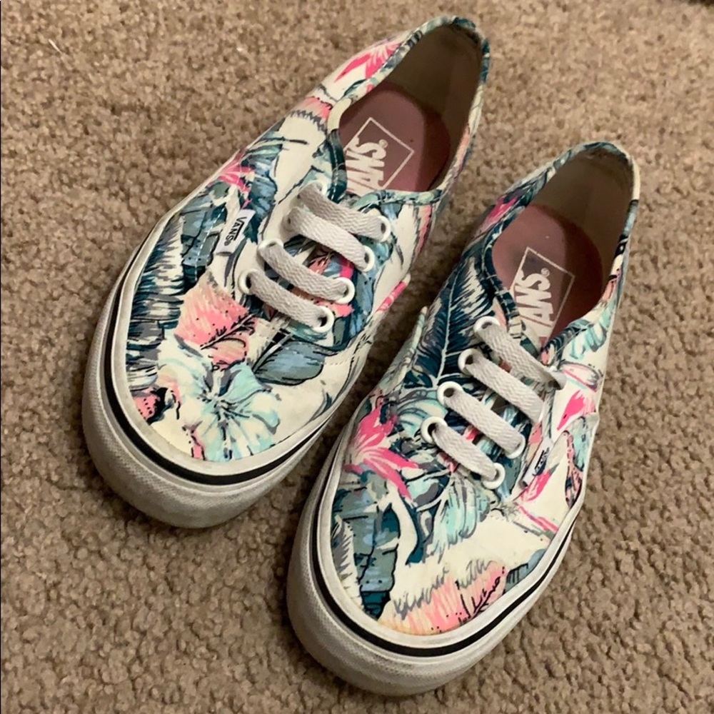 Floral vans